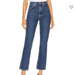 NWT Agolde High Rise Stovepipe Jeans